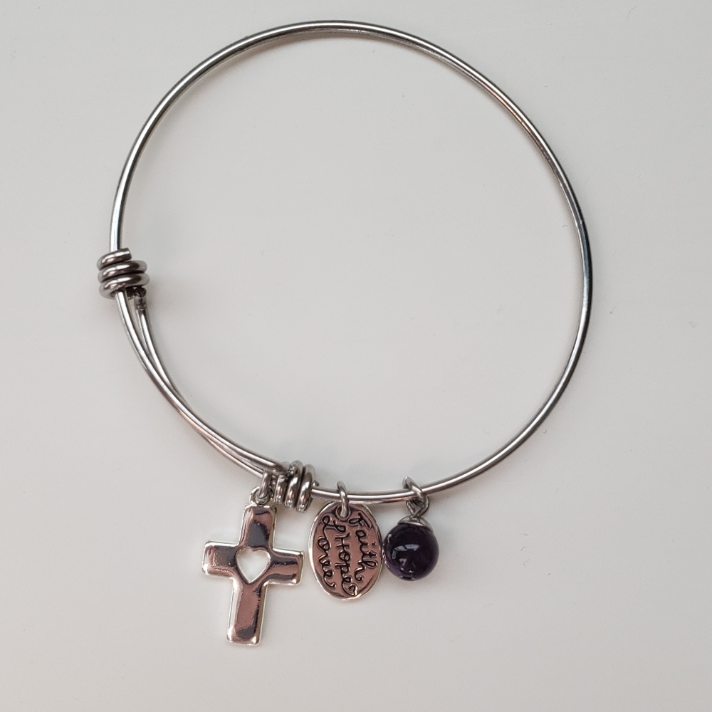 Cross Charm Bracelet